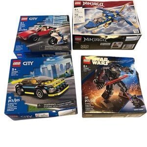 🧱 LEGO Bundle – 4 Sets (City, Ninjago & Star Wars)